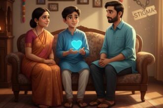 Yuvaano nu maansik Aarogya Gujaraati parivaaromaa theraapi nu stigma todo