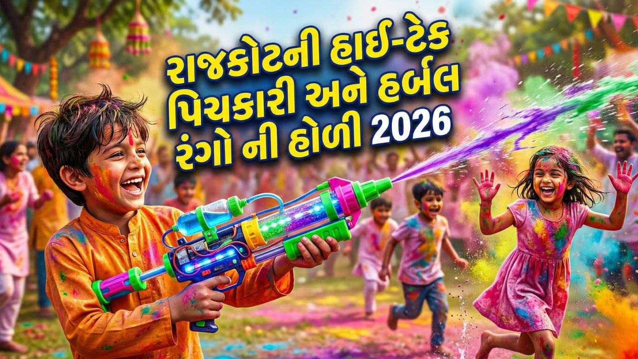 Holi 2026 rajkot new high tech pichkari herbal colors