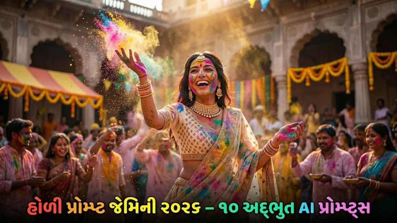 holi prompt gemini 2026 featured image vibrant gulal celebration