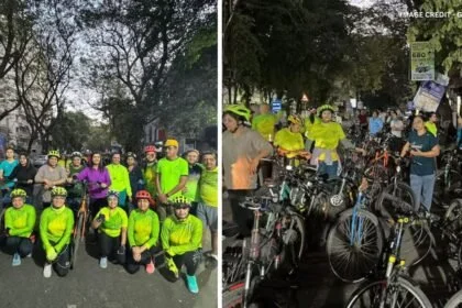 ladies only cycle ride rajkot womens day 2026